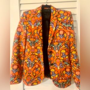 Zara colorful blazer size xs